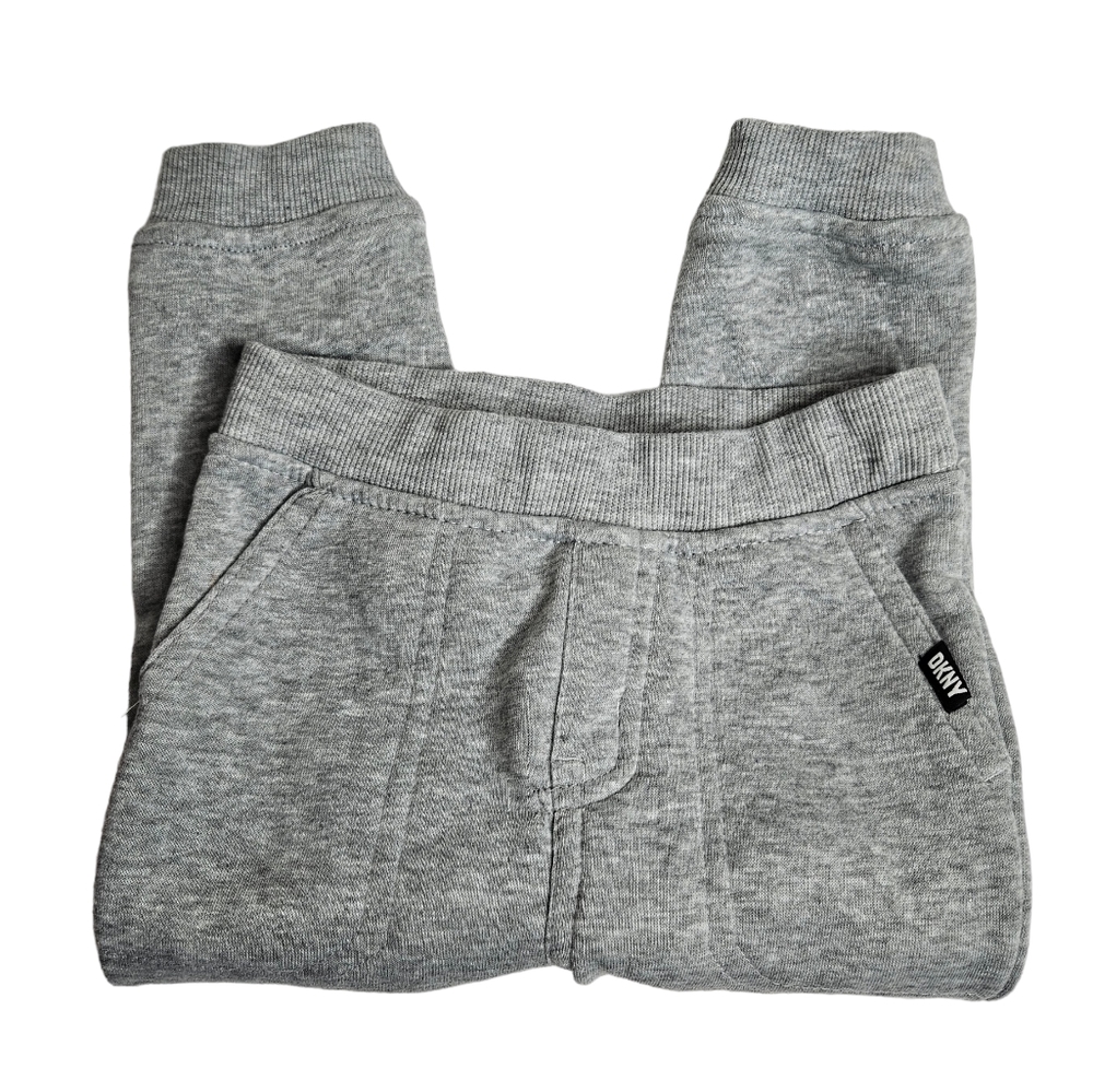 DKNY Boy's Gray Sweatpants Jogger Pants NWOT Boy's Size 24 Months - Picture 1 of 6
